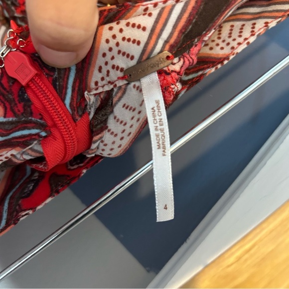 Free People Paradise Hanker-chief Pleated Midi Skirt- Size Sm - Picture 6 of 7